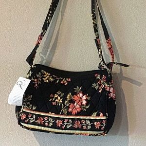 QK small quilted handbag zippered closing